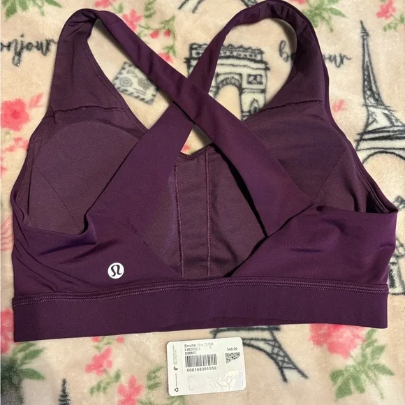 Lululemon Athletica Envital Sports Bra D/DD, sz 6 - Picture 2 of 5